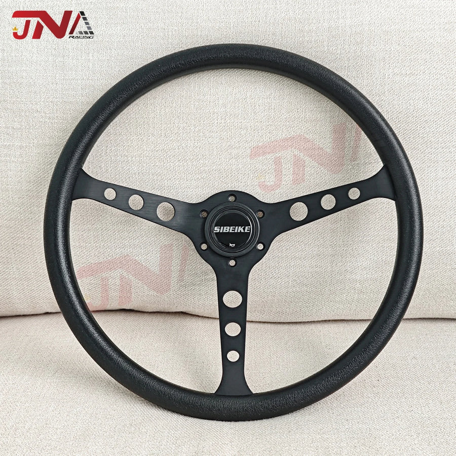 Universal 15 inch 380mm SIBEIKE PU Steering Wheel Racing Drifting Sport Car Steering Wheel