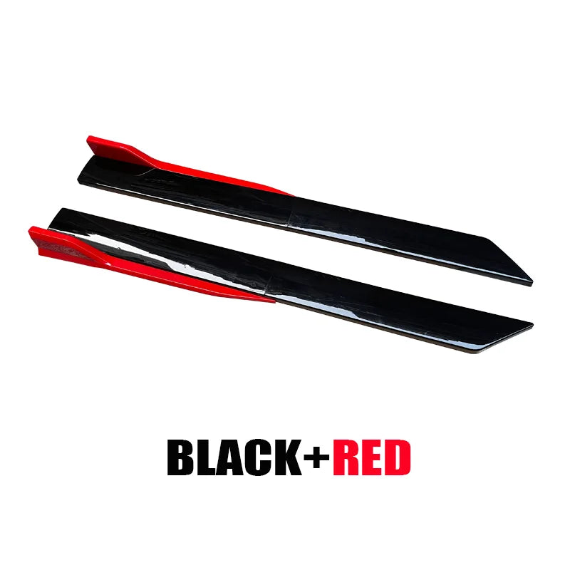 Black Side Skirt Extension Set for Audi A3/A4/A5