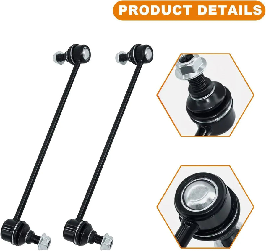Front Lower Control Arm Ball Joints Tie Rod Sway Bar for 2007-2013 Nissan Altima