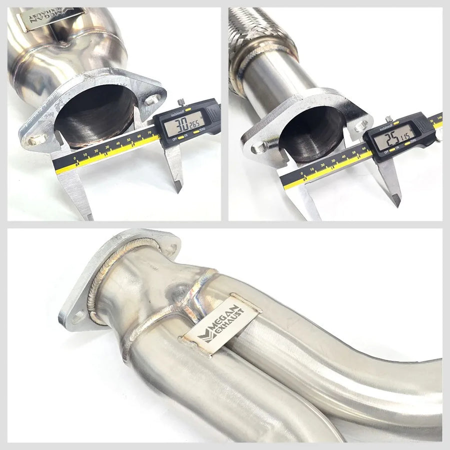 Stainless Steel Rear Y-Pipe Exhaust for 2003–2025 Nissan/Infiniti 370Z/350Z/Q50