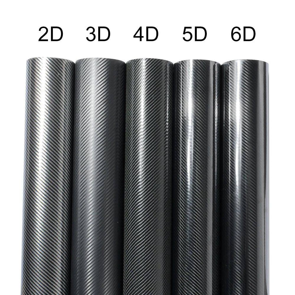 Carbon-Fiber-Style Vinyl Wrap Film – Multiple Sizes