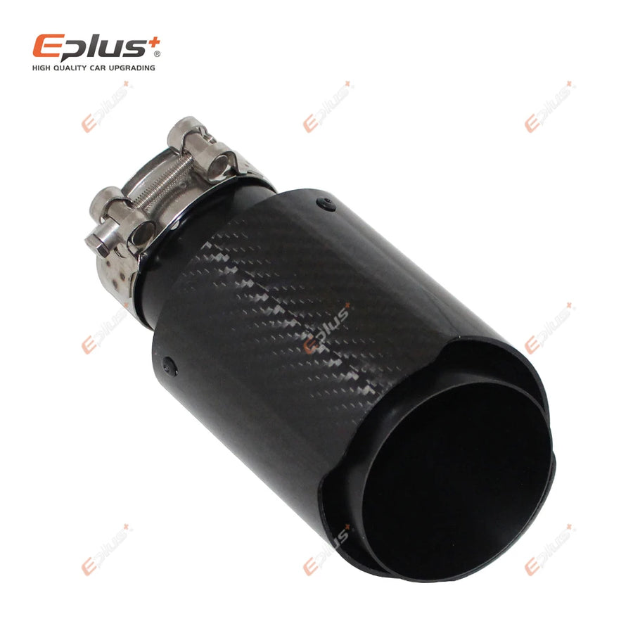 Universal Carbon-Fiber & Stainless Steel Exhaust Tip