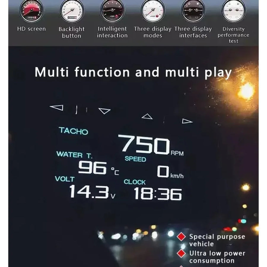 Lufi Water Temperature, Turbo Boost Automotive Gauge