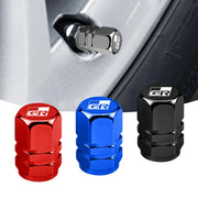 Toyota GR Sport-Style Aluminum Tire Valve Caps – 4-Piece Set