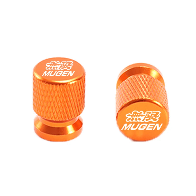 T6061 Aluminum Tire Valve Caps – Honda/Mugen-Style Colors