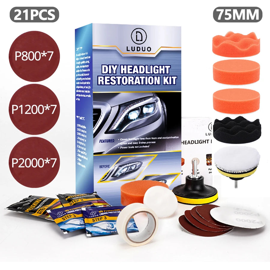 Headlight Lens Restoration Kit