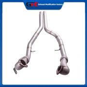 304 Stainless Steel Exhaust Front Pipe for Audi S4 S5 2024