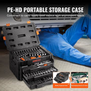 450-Piece Mechanics Tool & Socket Set, 1/4, 3/8 & 1/2 in Drive