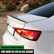 Gloss Black Trunk Spoiler for 2013–2020 Audi A3/A4/A6 – Sedan