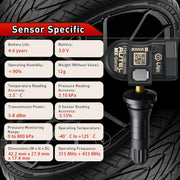 Autel MX-Sensor 315MHz/433MHz Programmable TPMS Sensor