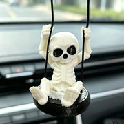 Tire Skull Swinging Car Ornament