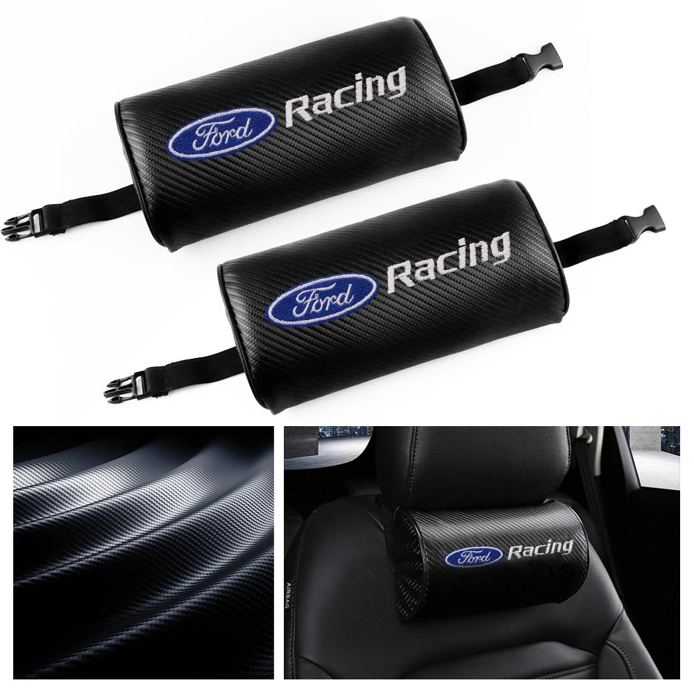 1 or 2 Piece Car Headrest Neck Support Pillows for Ford Vehicles