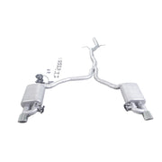 Stainless Steel Valved Cat-Back Exhaust System for Audi A4 A5 2008-2016