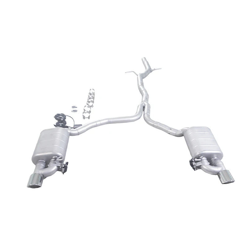 Catback Valvetronic Exhaust System for Audi A4 B8 1.8T 2.0T 2008-2016