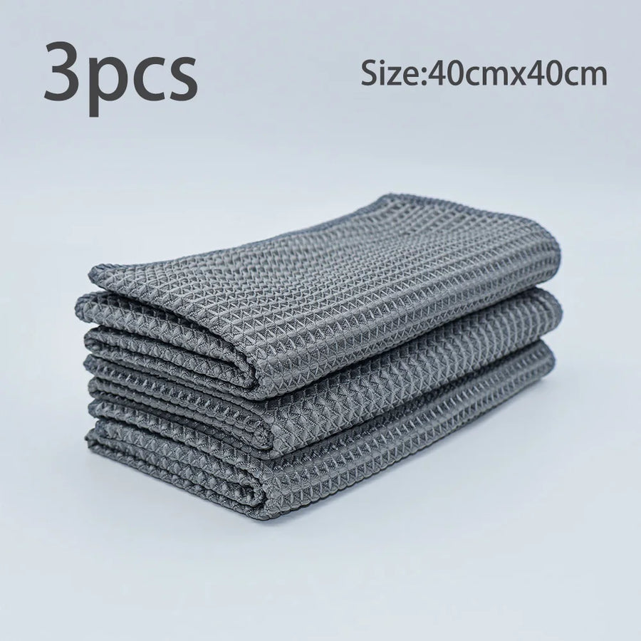 Microfiber Glass Cleaning Towels, 40 x 40 cm