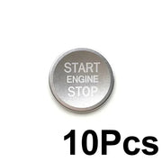 Car Start Engine Button Start/Stop Key Ring Cover Anti Slip Ignition Stickers for Audi Q5 Q7
