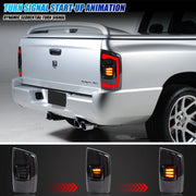 Dodge Ram 1500/2500/3500 Sequential LED Tail Light Pair – 2002–2005