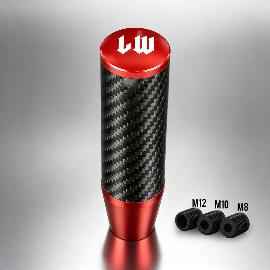 13cm Carbon-Fiber-style Manual Gear Shift Knob
