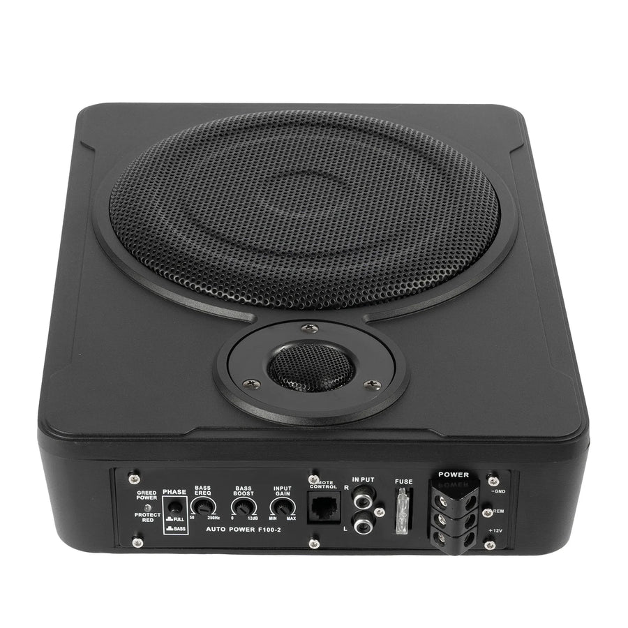 8-Inch 200W Powered Under-Seat Car Subwoofer