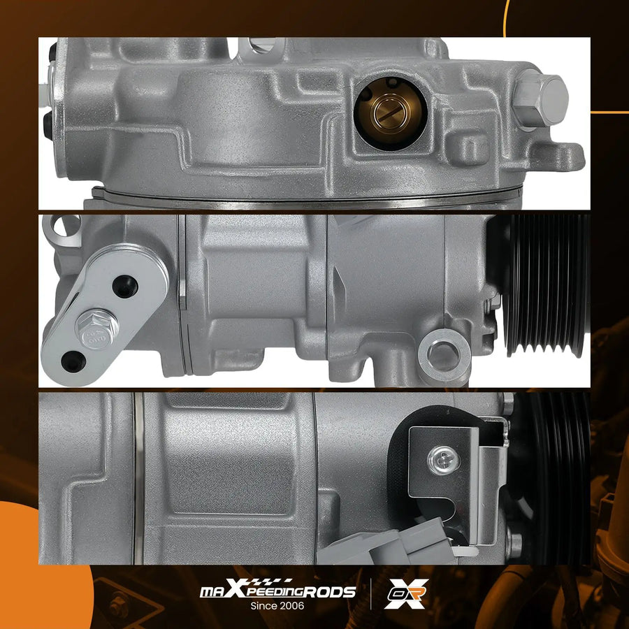 A/C Compressor and Clutch for RAM Promaster 2014-2022 Aluminum