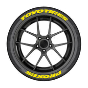 Universal 3D Tire Letter Stickers Waterproof Car Tire Decals Racing Sidewall Wheel Decor Adhesive Not Included