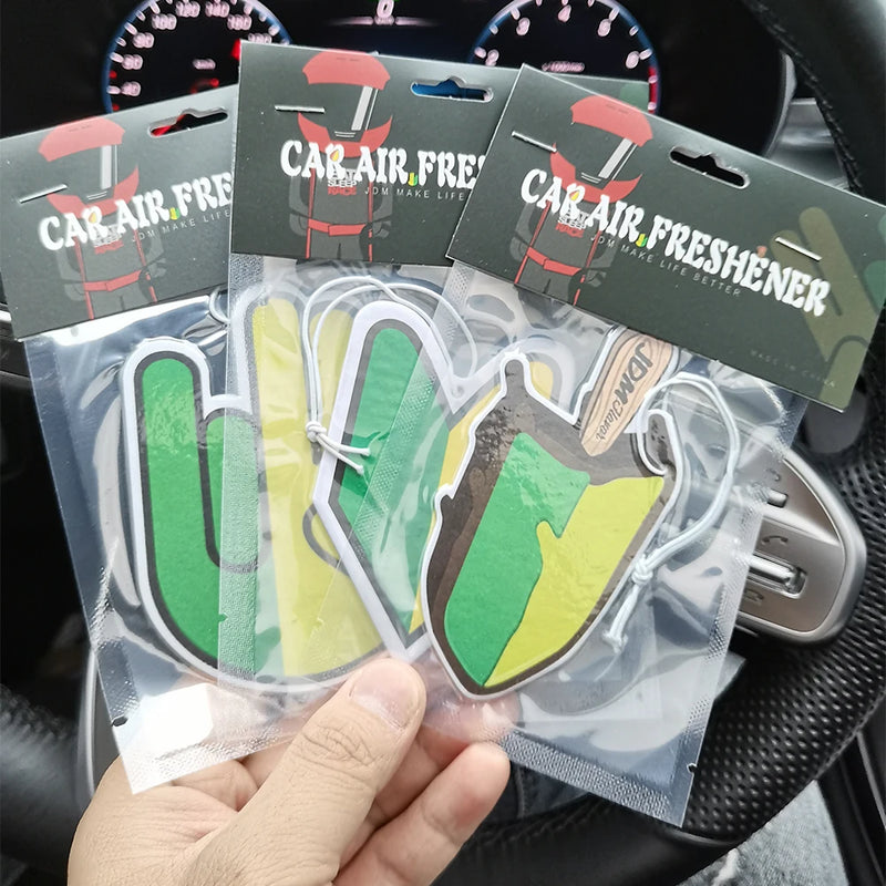 Japanese License Plate-Style Hanging Car Air Freshener
