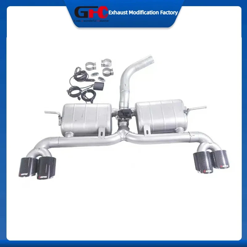 304 Stainless Steel Valved Cat-Back Exhaust System for Volkswagen Golf GTI/R MK7 2014-2018