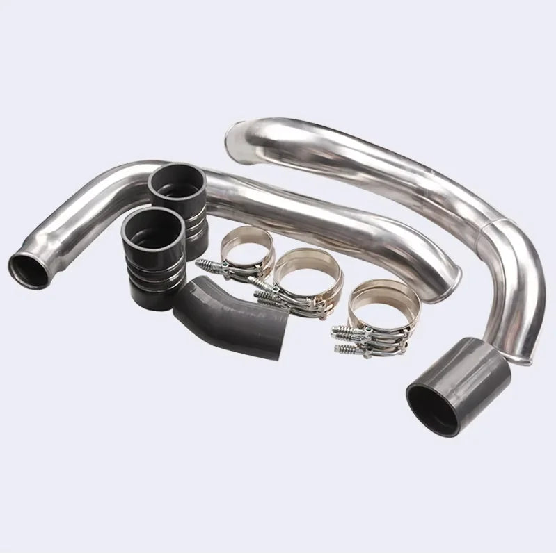 Intercooler Pipe & Boot Kit for 2003-2007 Ford 6.0L Powerstroke Diesel Black for 04-07 Ford F-450 SUPER