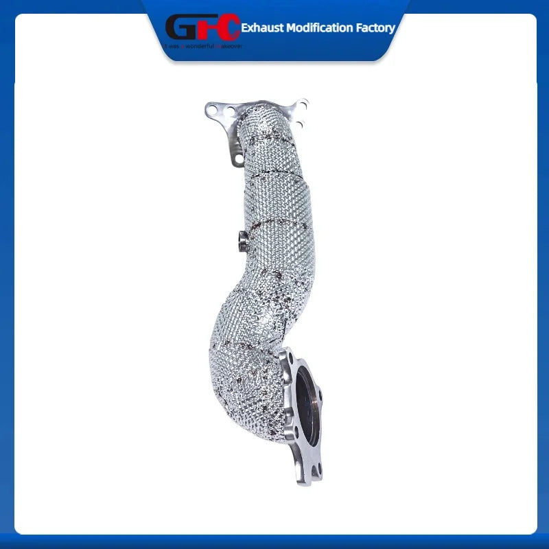 304 Stainless Steel Catless Downpipe for Honda Civic RS FK7