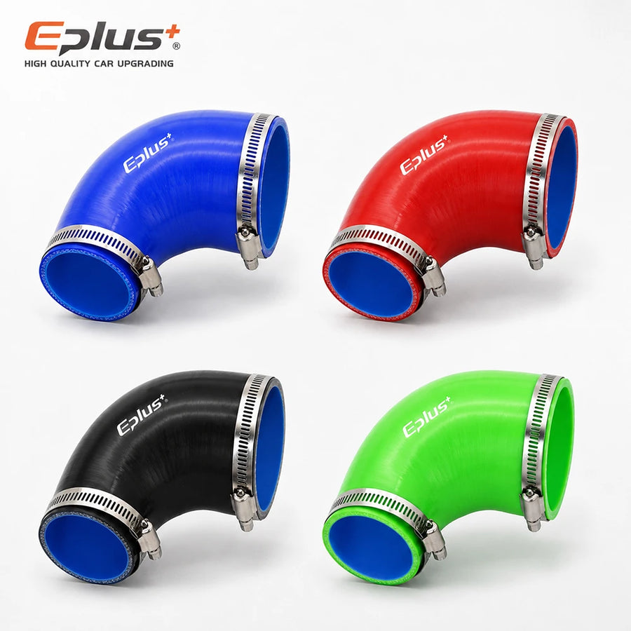 Universal Reinforced 90° Silicone Intercooler Coupler, 16-102mm