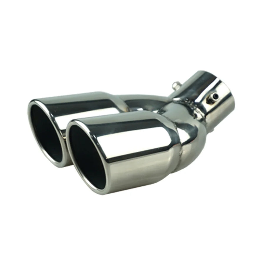 Universal Dual-Outlet Exhaust Tip, 3/3.0-Inch