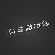 Off-Road Terrain Icon Reflective SUV Decal
