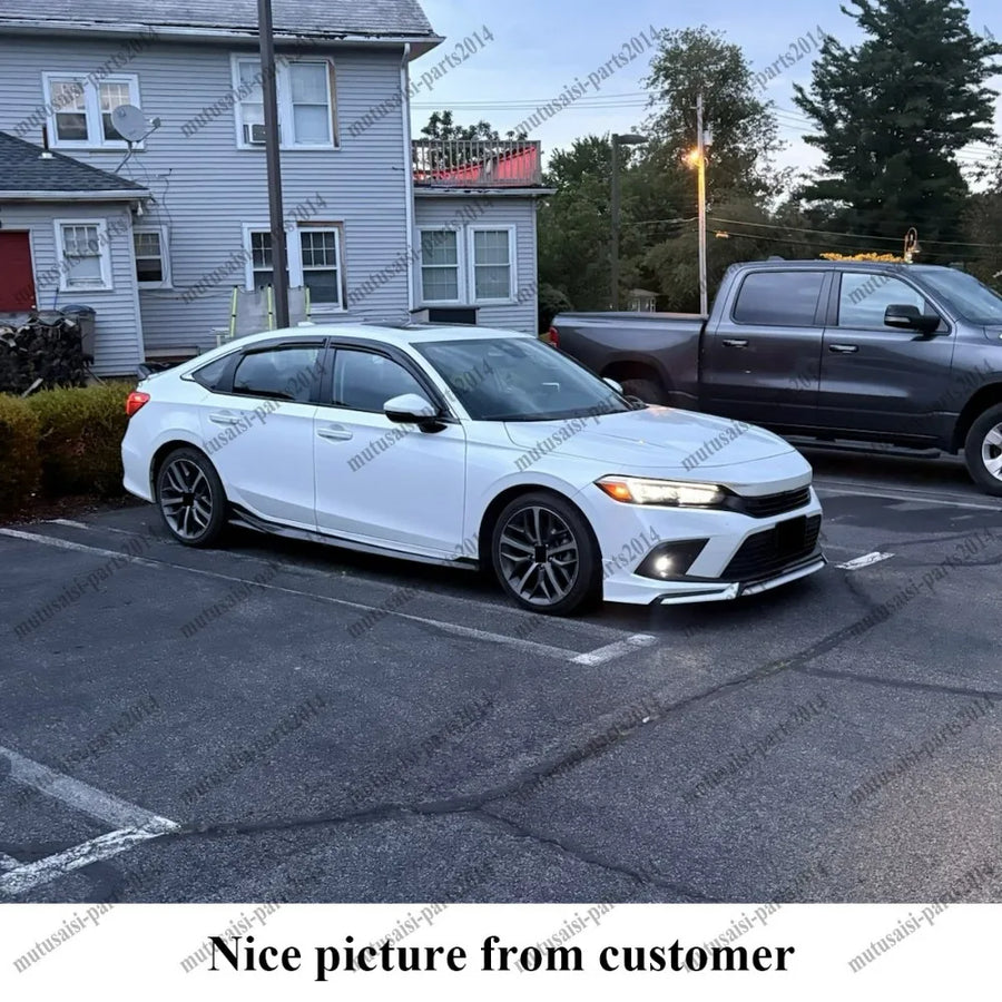Gloss Black Side Skirt Extensions – Select 2022–2026 Honda Civic