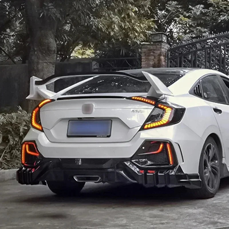 Rear Bumper Diffuser for Honda Civic FK4/FK7 Hatchback 2016-2021