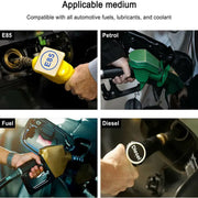 Nylon PTFE Fuel Line Kit Universal 30FT AN8 AN10 with 10-Piece 0 45 90 180 Degree Fittings Hose for