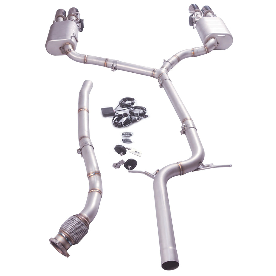 Catback Valvetronic Exhaust System for Audi A4 A5 B8 B8.5 2.0T 2008-2016