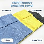 40 x 40 cm Microfiber Car Cleaning Towels, 5-Pack