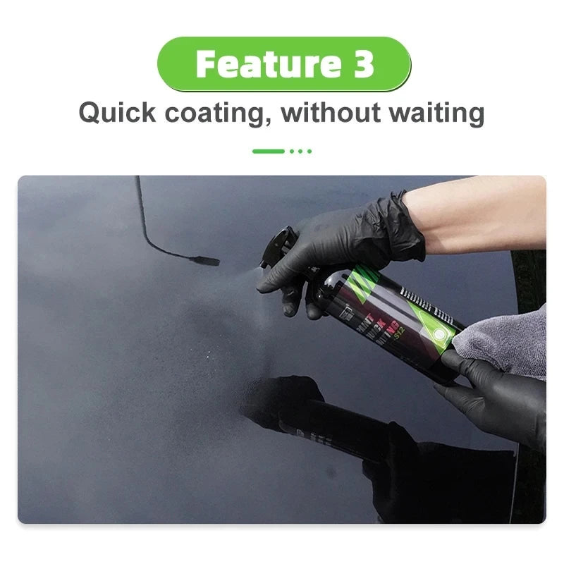 Hydrophobic Waterless Car Wax and Quick Coating Spray