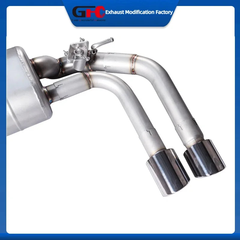 Catback Valvetronic Exhaust Pipe for Audi S3 2.0T 2014-2023 High-performance Stainless Steel Valve Exhaust Muffler System