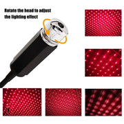 Mini USB LED Starry Sky Projector for Car Roof and Room Décor