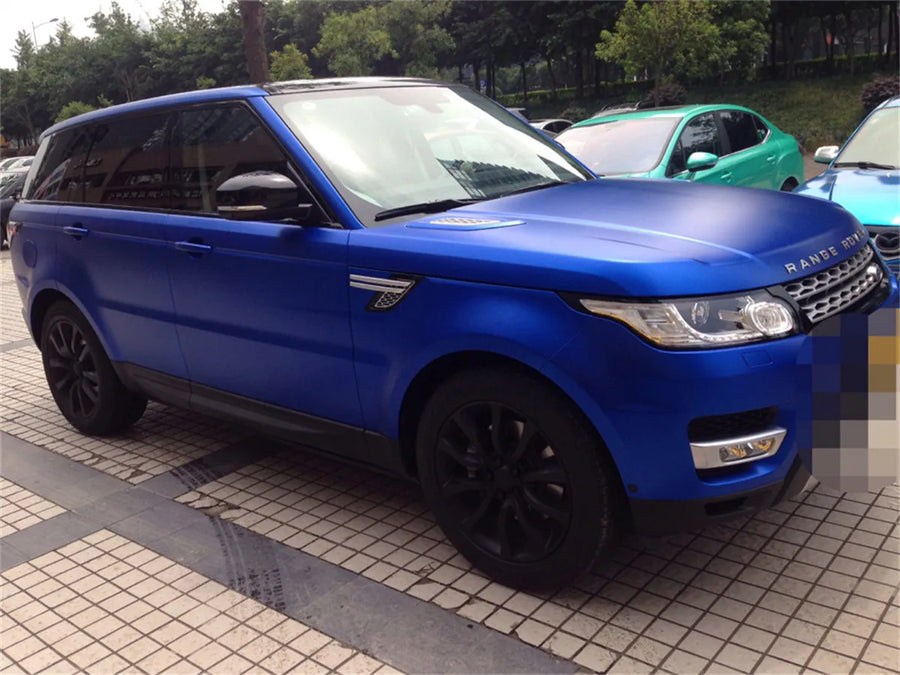 Ice Metallic Matte Chrome Automotive Vinyl Wrap