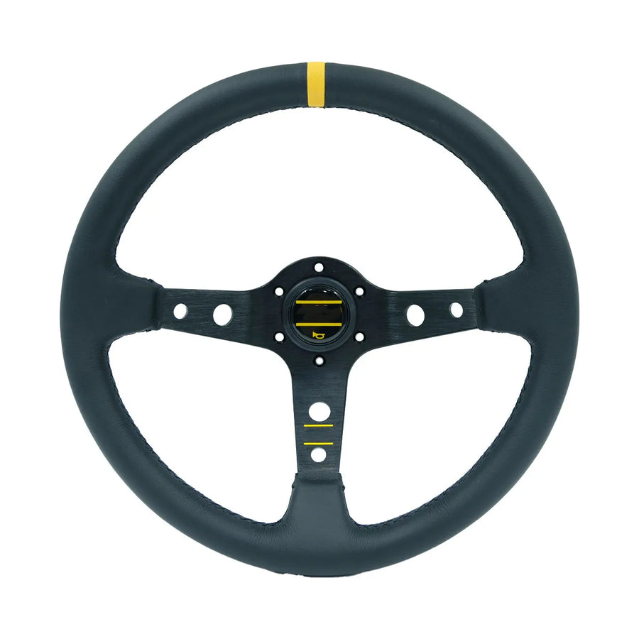 350 mm Deep-Dish Racing Steering Wheel – Leather or Suede