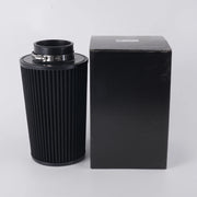 Universal 3-Inch 76mm High-Flow Cone Air Filter, 10.6-Inch Tall
