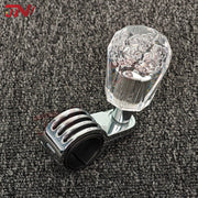 JDM Steering Wheel Acrylic Bubble Handle Aid Booster Ball Power Assist Spinner Knob for Car/Truck