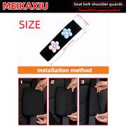 Seat Belt Shoulder Pad Set – plush, pink