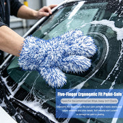 Five-Finger Microfiber Car Wash & Detailing Gloves