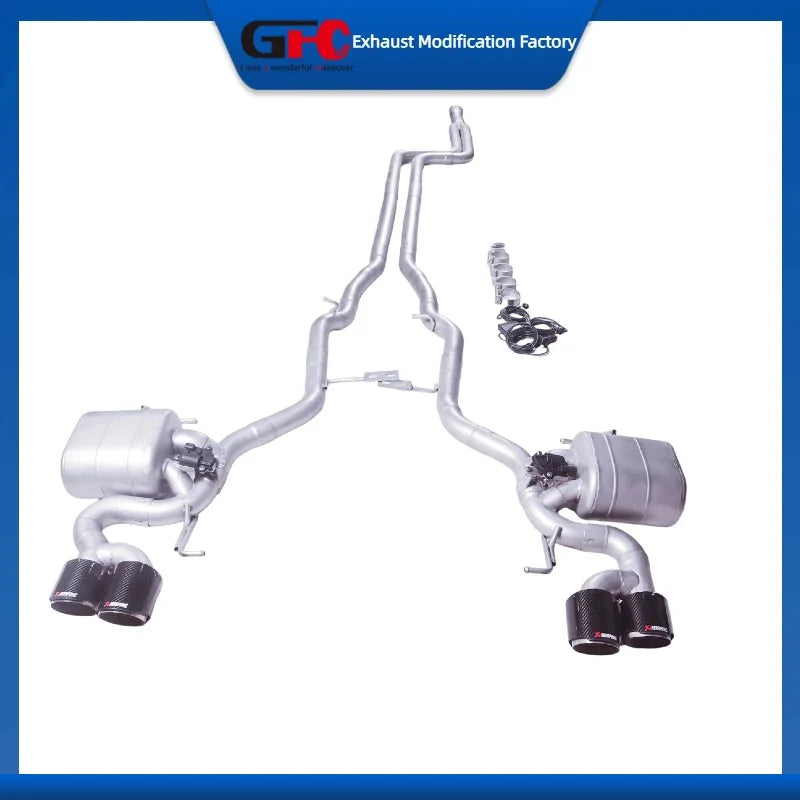 Stainless Steel Valved Cat-Back Exhaust System for BMW 5 Series Gran Turismo 2010-2016