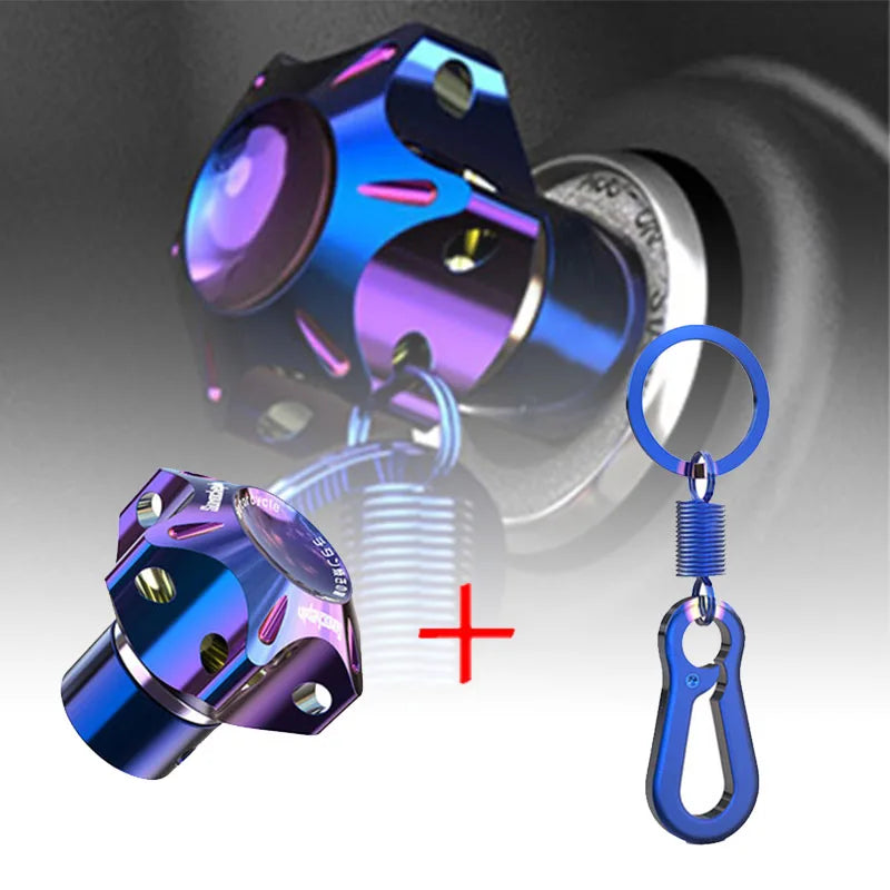 Aluminum Key Head Cover and Keychain Accessories – Select Style