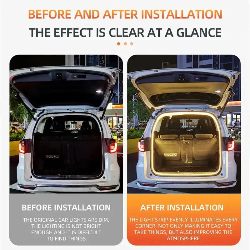 Wireless Automatic-Sensing High-Brightness LED Trunk Ambient Light Strip