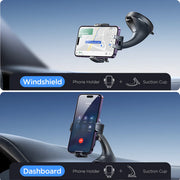 Joyroom Dashboard/Windshield Phone Mount with 360° Rotation